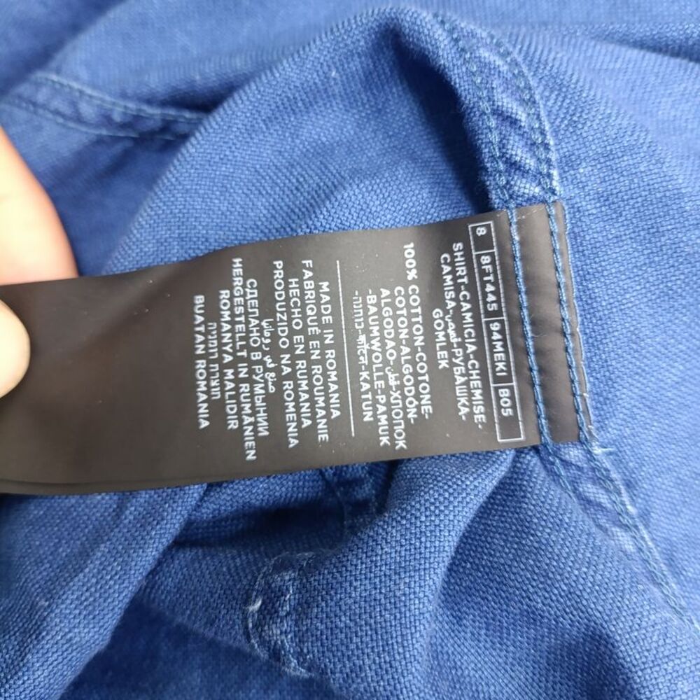Tom Ford Button-Down Slim-Fit Denim Shirt In Blue Cotton View 3
